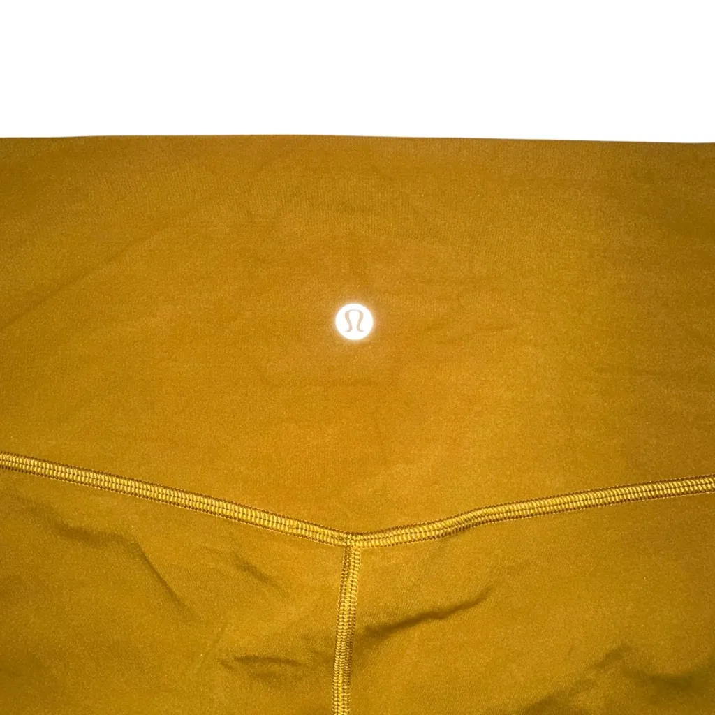 Lululemon Align Pant 28” High Rise Leggings 12 in Gold Spice - Image 4