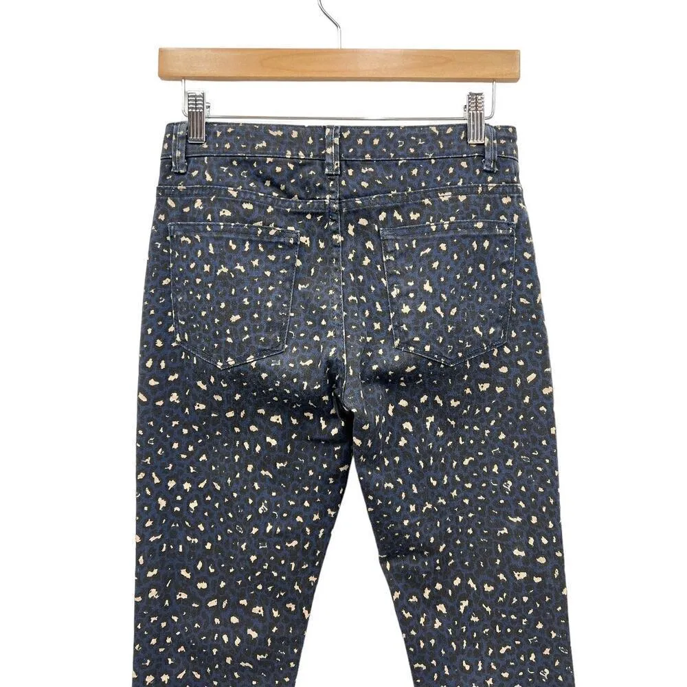 Whistles Low Rise Skinny Jeans in Leopard Print size 26 - Image 6