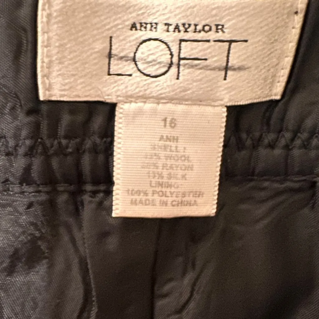 Ann Taylor Loft Brown Ann Wool Dress Pants - Image 5