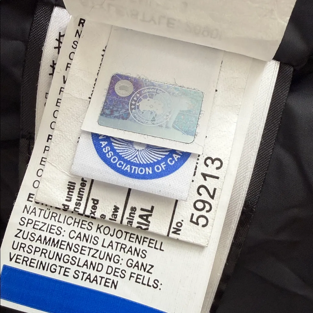 Canada Goose Lorette Parka Black Size Small - Image 13