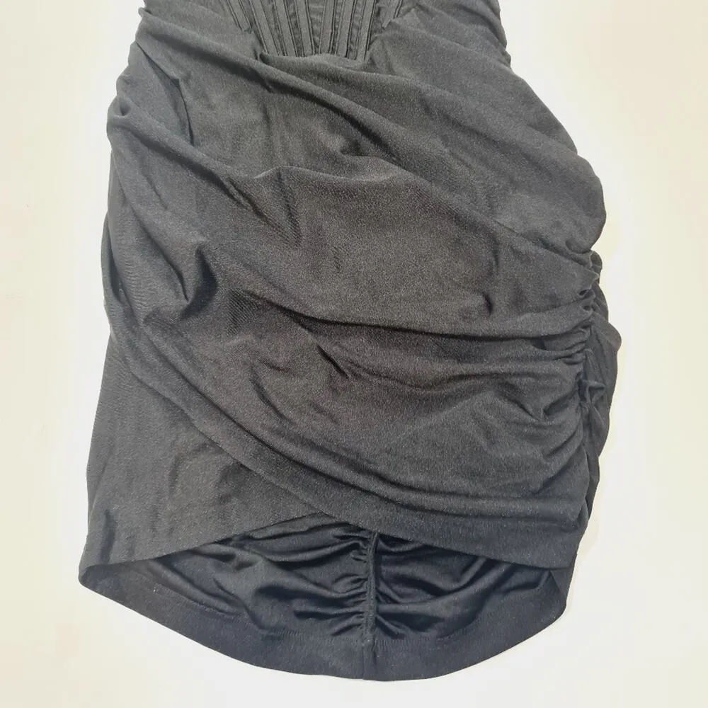 h:ours Miquela Mini Dress in Black Small - Image 5