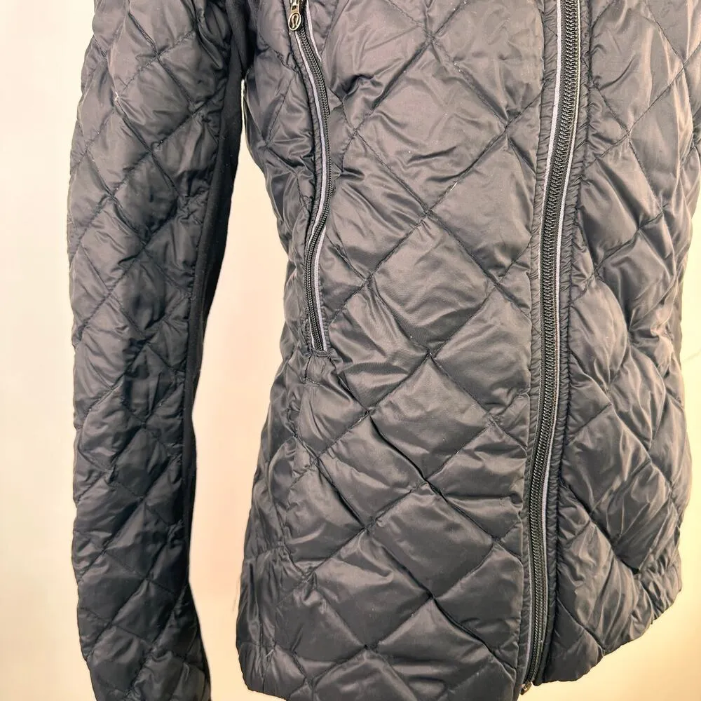 Lululemon Run Turn Around Women's Black Gray Reversible Jacket - Image 10