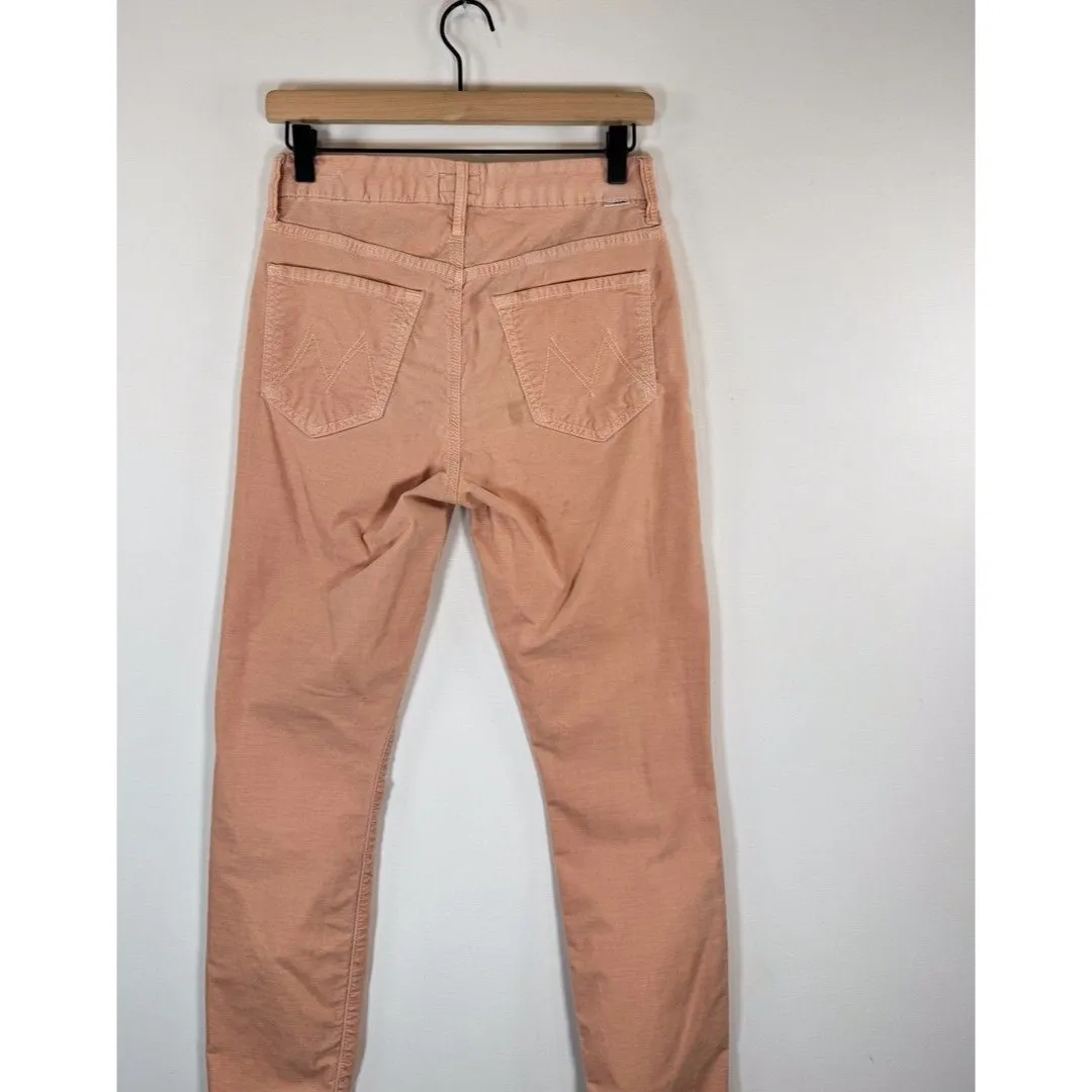 Mother Women Jeans Orange High Waisted Looker Lipstick And Other Stories Size 27 - Image 8