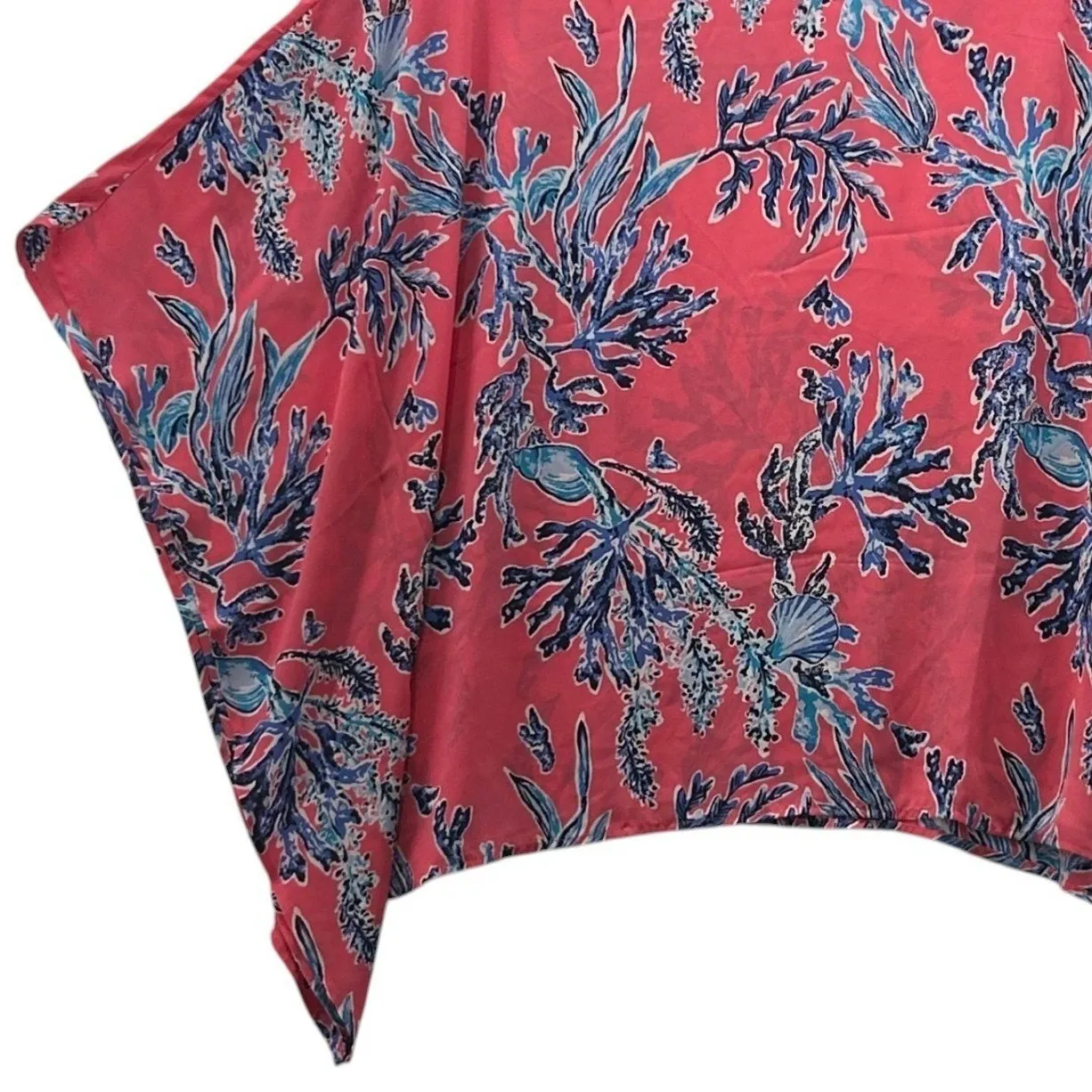 Belle by Kim Gravel Butterfly Kimono Top Pink 2X - Image 6