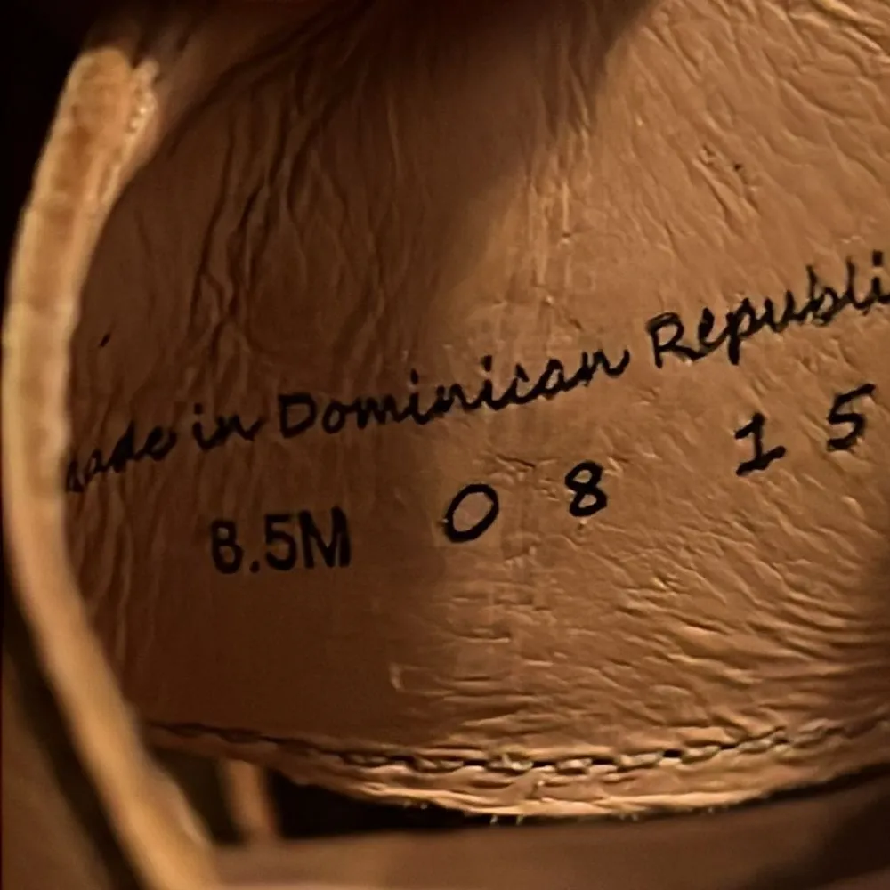 Jack Rogers Brown Leather Espadrille Wedges Size 8.5 - Image 6