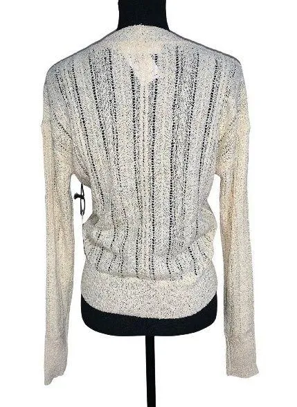 The Label Pointelle Knit Sweater - Image 6
