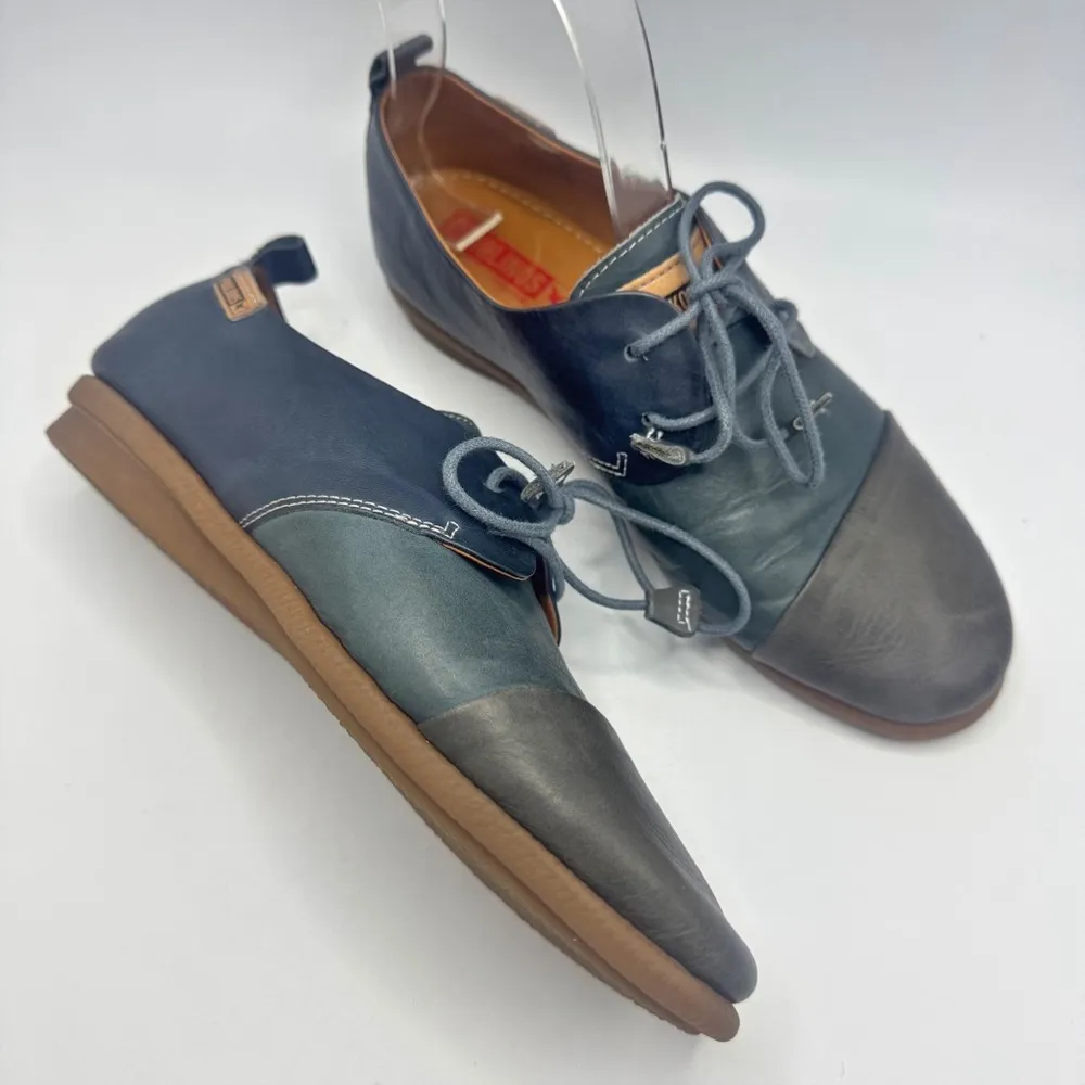 PIKOLINOS CALABRIA Blue & Gray Plain Lace - Image 8