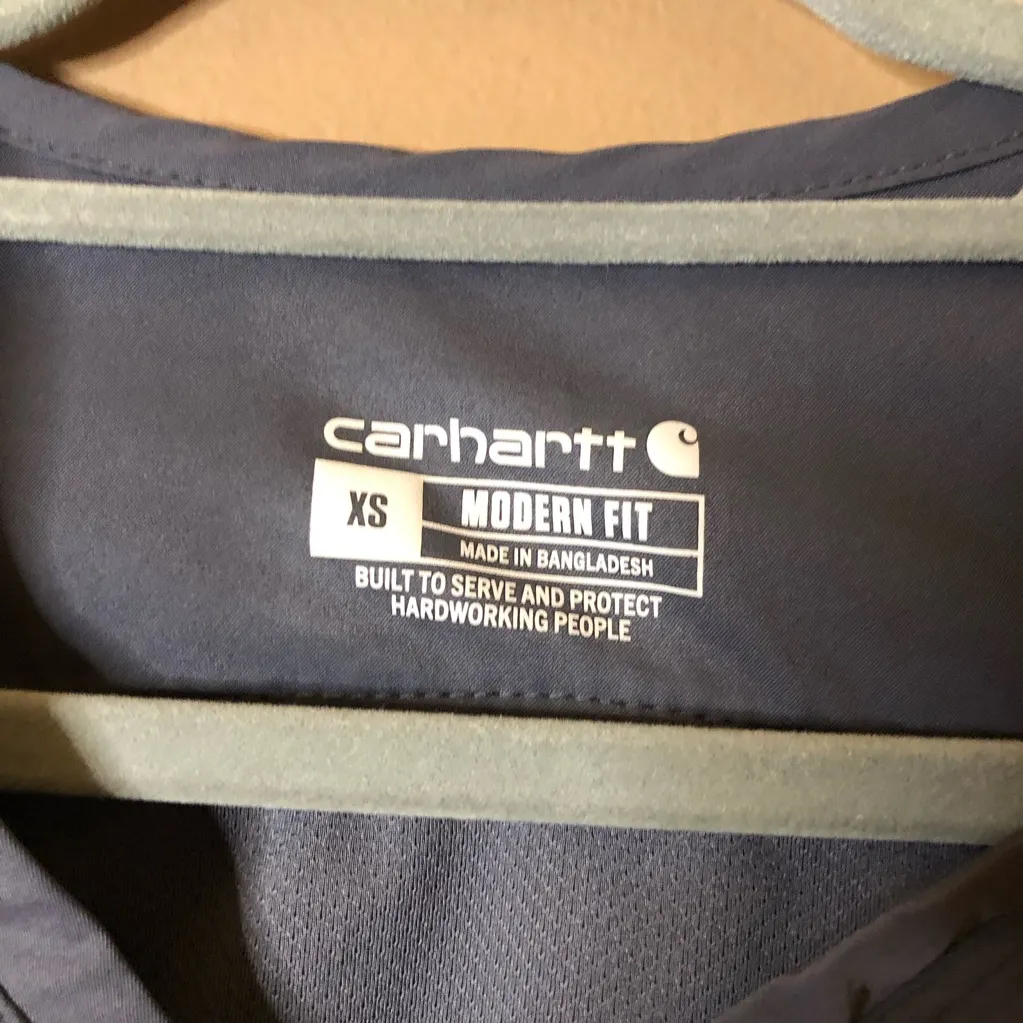 Carhartt C12106 Women's Force Modern Fit Twill V-Neck Scrub Top Grey Size‎ XS - Image 3