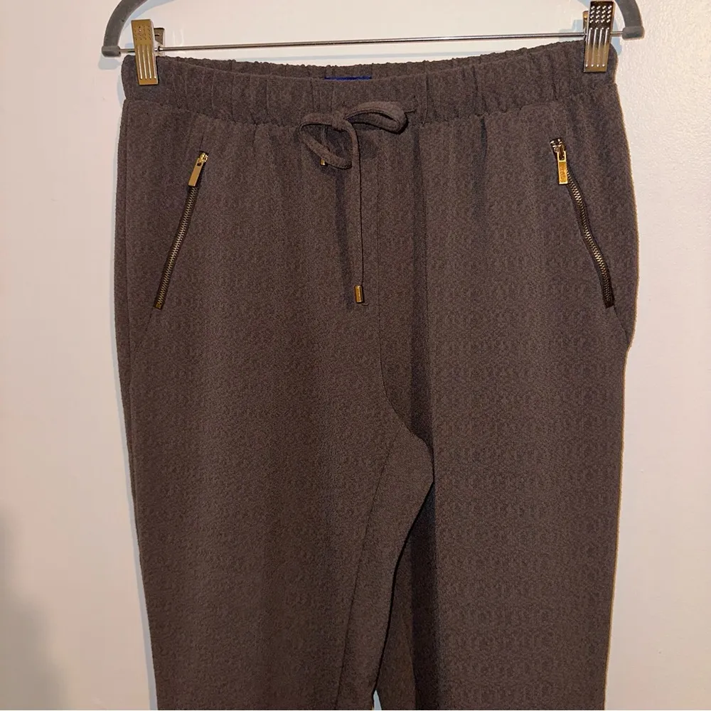 Apt. 9 Gray Business Casual textured/patterned jogger pants size Medium - Image 12