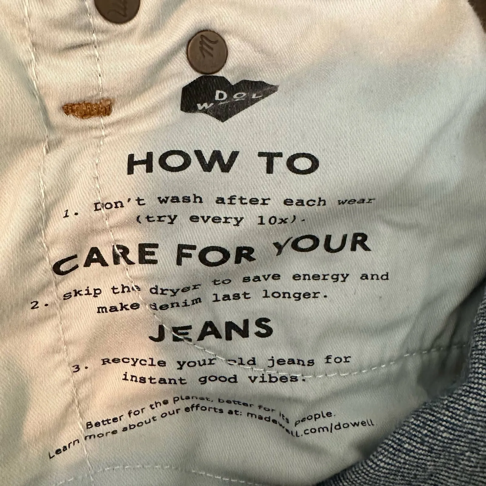 Madewell size 23 classic straight jean blue‎ denim high waisted nondistressed - Image 8