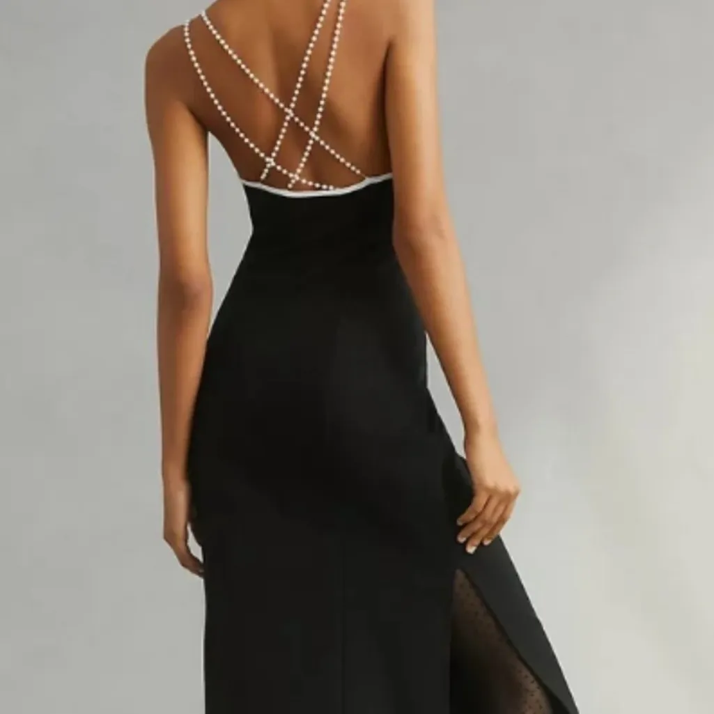 Anthropologie Maeve Pearl-Strap Midi Dress Formal Romantic Gala Plus Size 2X NWT - Image 6