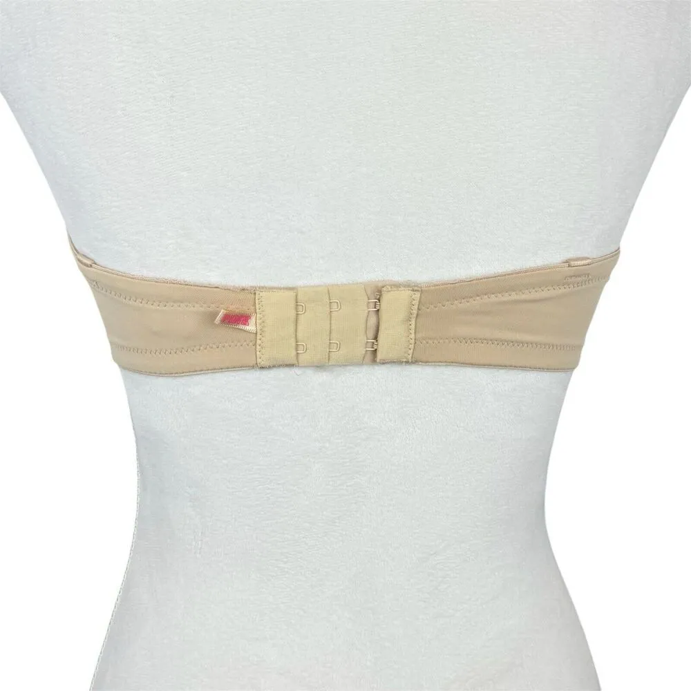 Victoria's Secret PINK Wear Everywhere Multi-Way Push-Up Bra 34DD No Straps Nude - Image 2