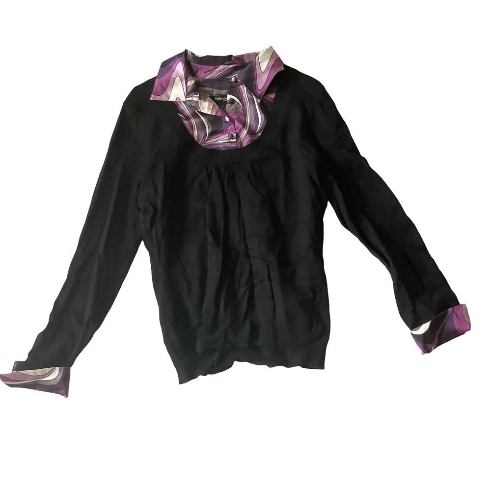 Style & Co. Silk Blend Sweater - Image 3