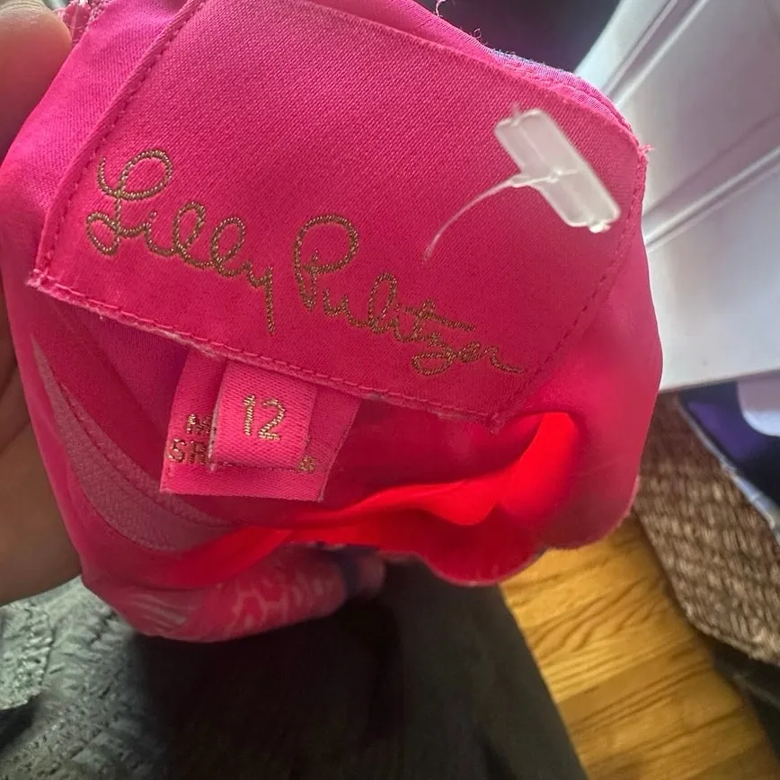 Lilly Pulitzer Blanca Stretch Romper Blue Haven Little Flamenco Print - Image 7