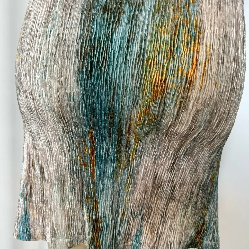 Cider Silver Green Sheath Dress Halter Backless - Image 5