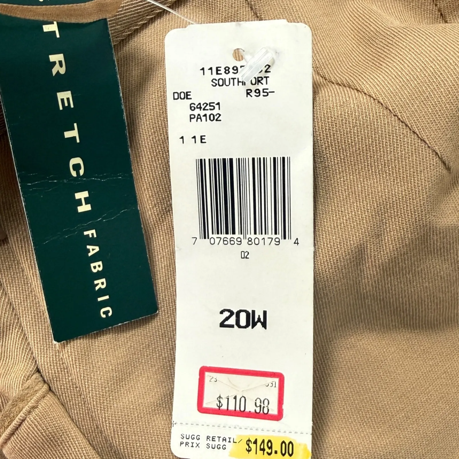 Vtg Lauren Ralph Lauren Women's Tan Wool Blend Equestrian Southport Pants 20W - Image 5