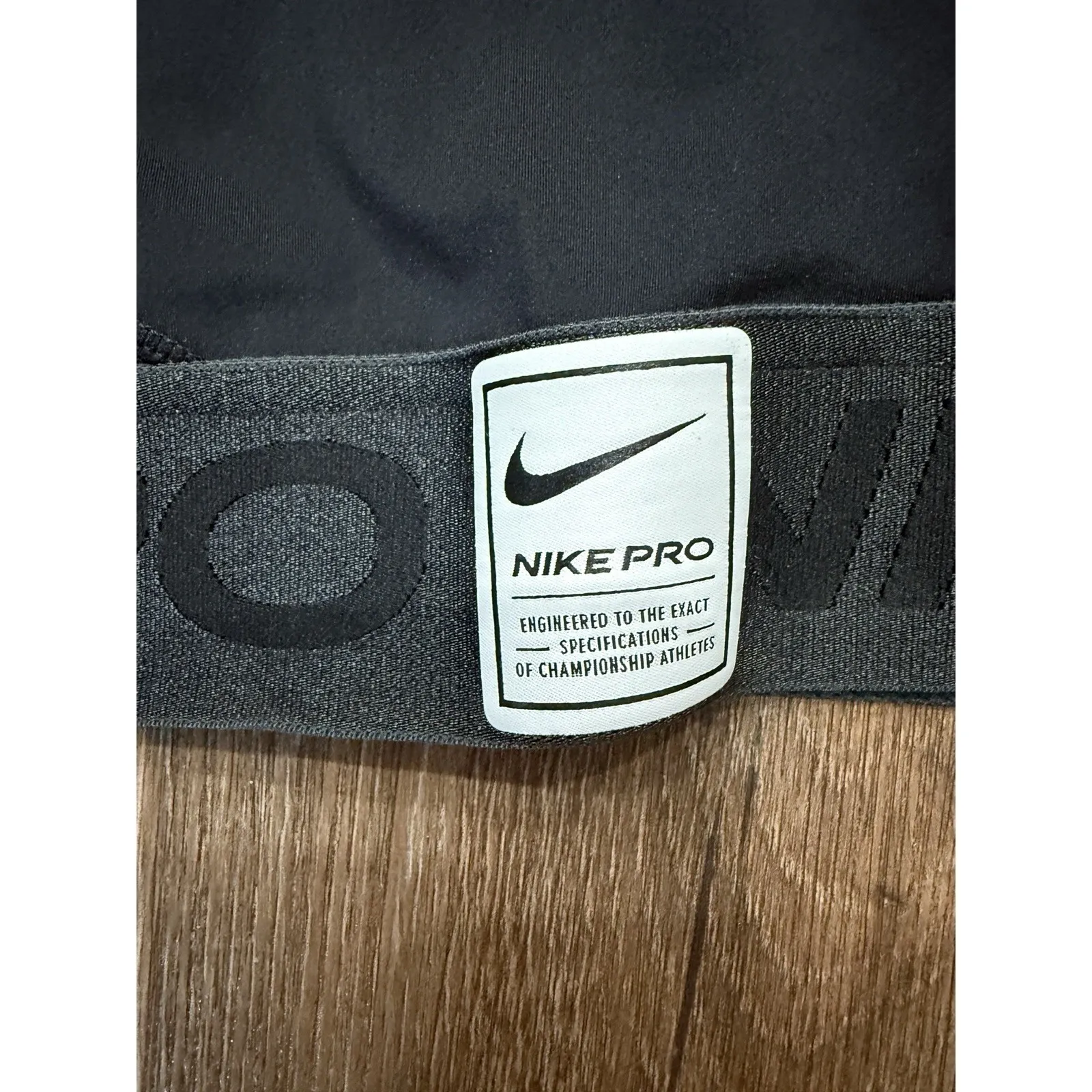 Nike Pro Training top Dri Fit Tight Fit Size XS black womens - Image 3