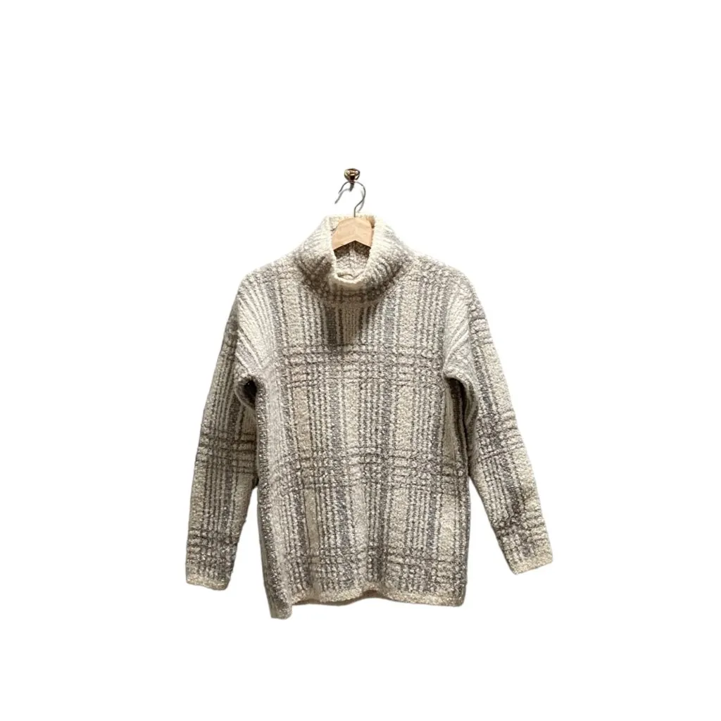 Sundance Plaid Sweater Gray Size S - Image 2
