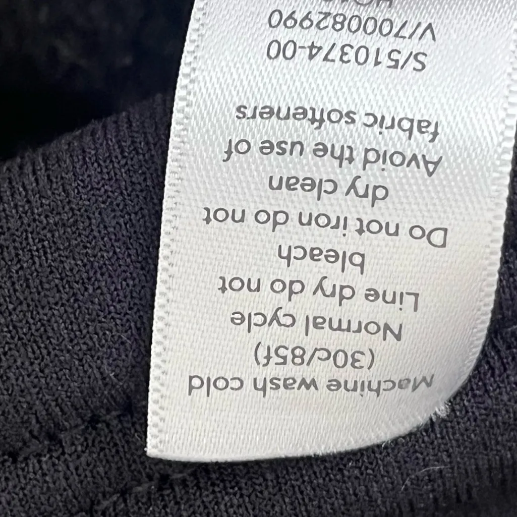 Athleta Polartech Funnel Neck fleece pullover jacket XS Black Workout - Image 11