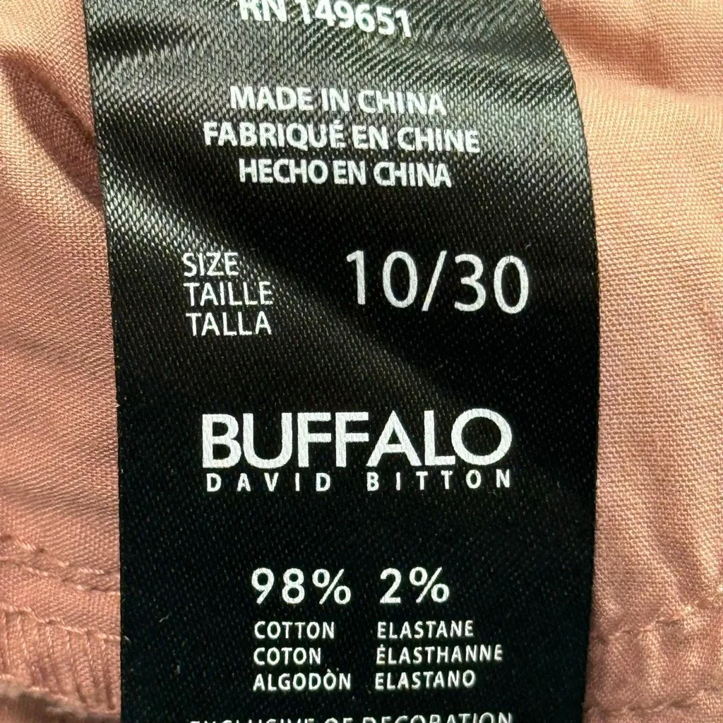 Buffalo David Bitton Samuella mid rise Bermuda short size 10/30 NWT - Image 4