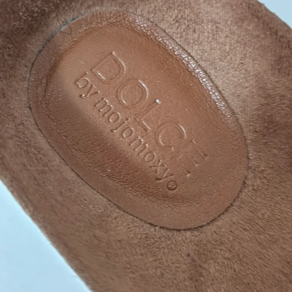 Dolce By Mojo Moxy Cappy Fringe Platform Thong Sandal Size 7½ Brown - Image 9