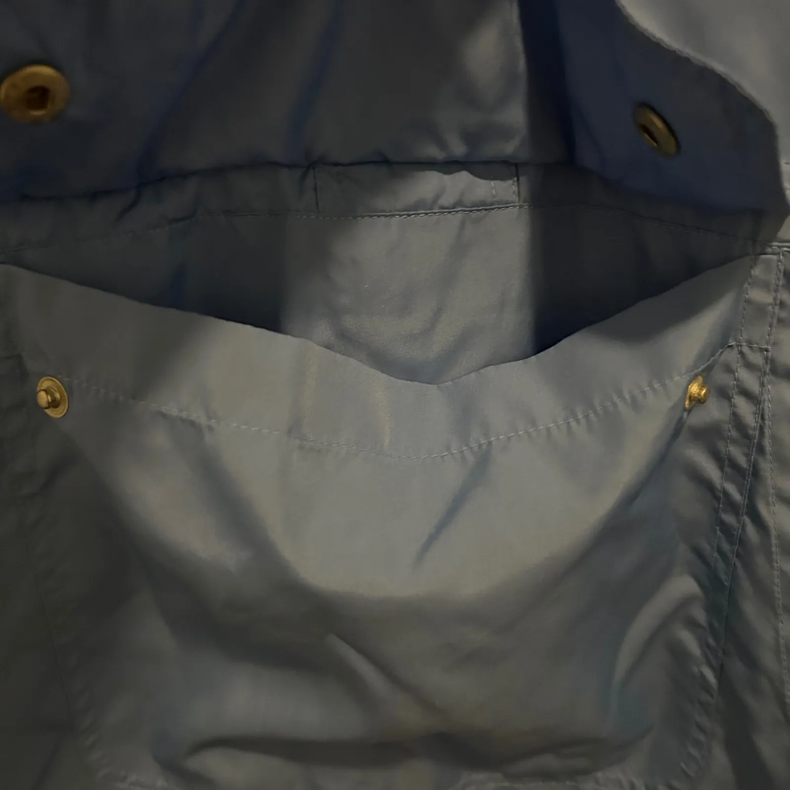 Danskin NOW Pullover Windbreaker Jacket‎ Anorak Lightweight Blue Large - Image 4