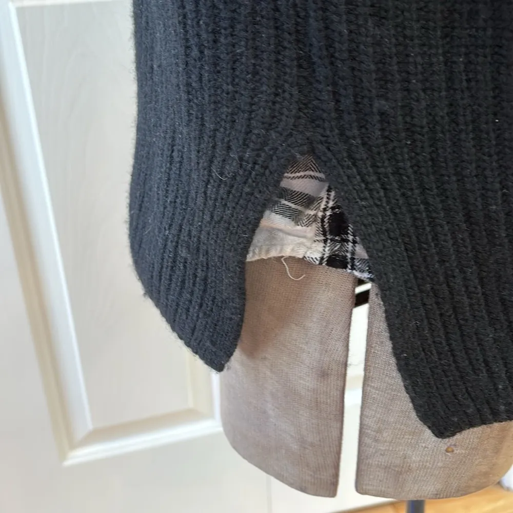 Rails Black cashmere and lambswool Turtleneck long sleeve relaxed fit sweater - Image 5