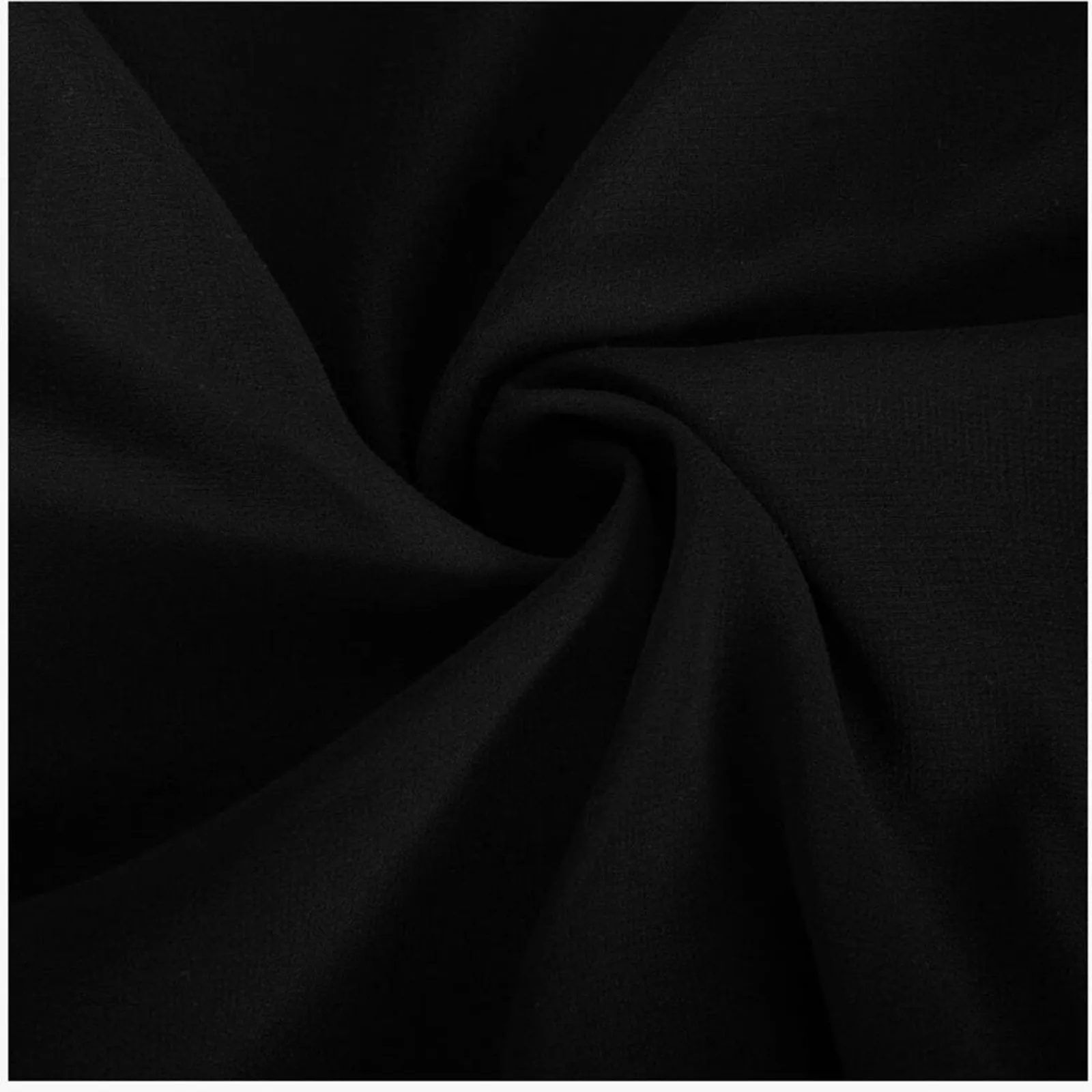 Women Black Chiffon Cape V Neck Bodycon Pencil Cocktail Elegant midi Dress M Size M - Image 9