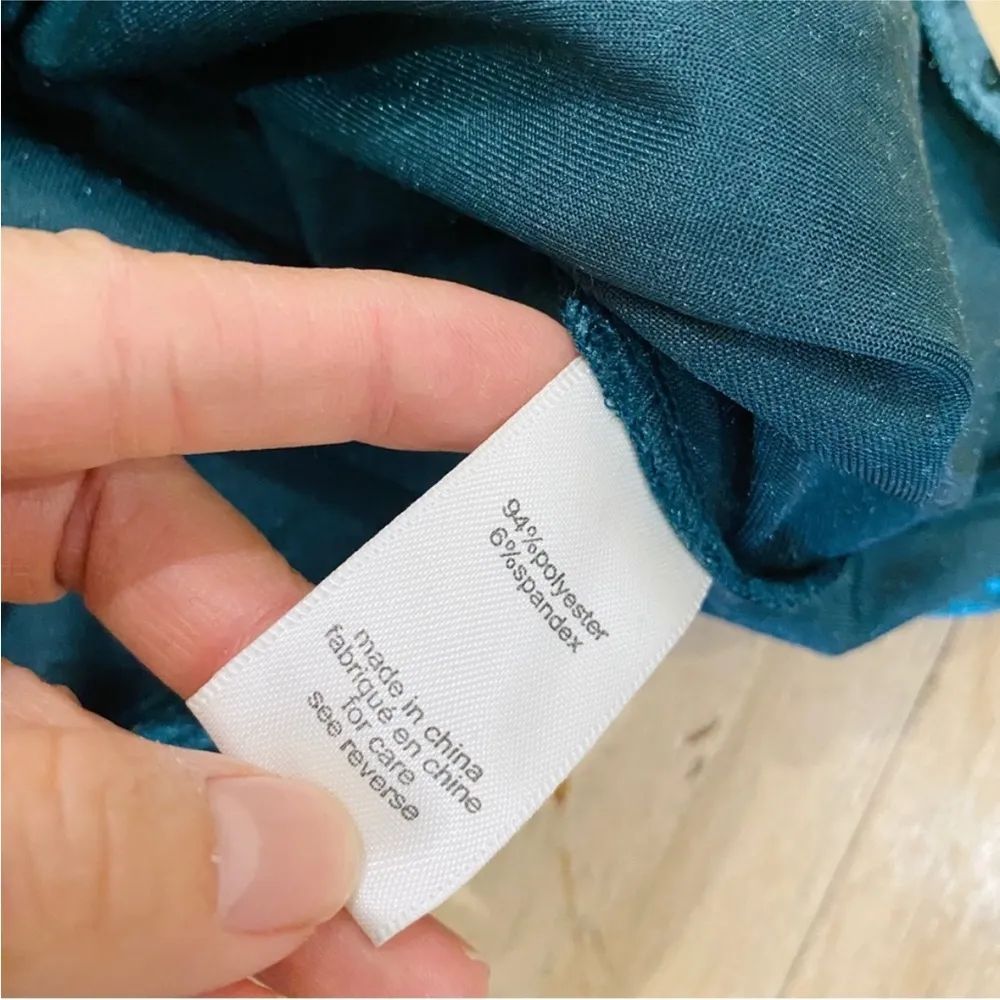 Torn by Ronny Kobo top in teal - Image 9