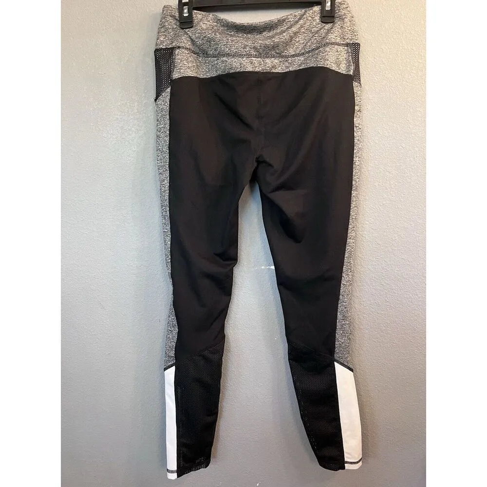 Tangerine Leggings Large‎ Black White Grey Soft Compression - Image 3