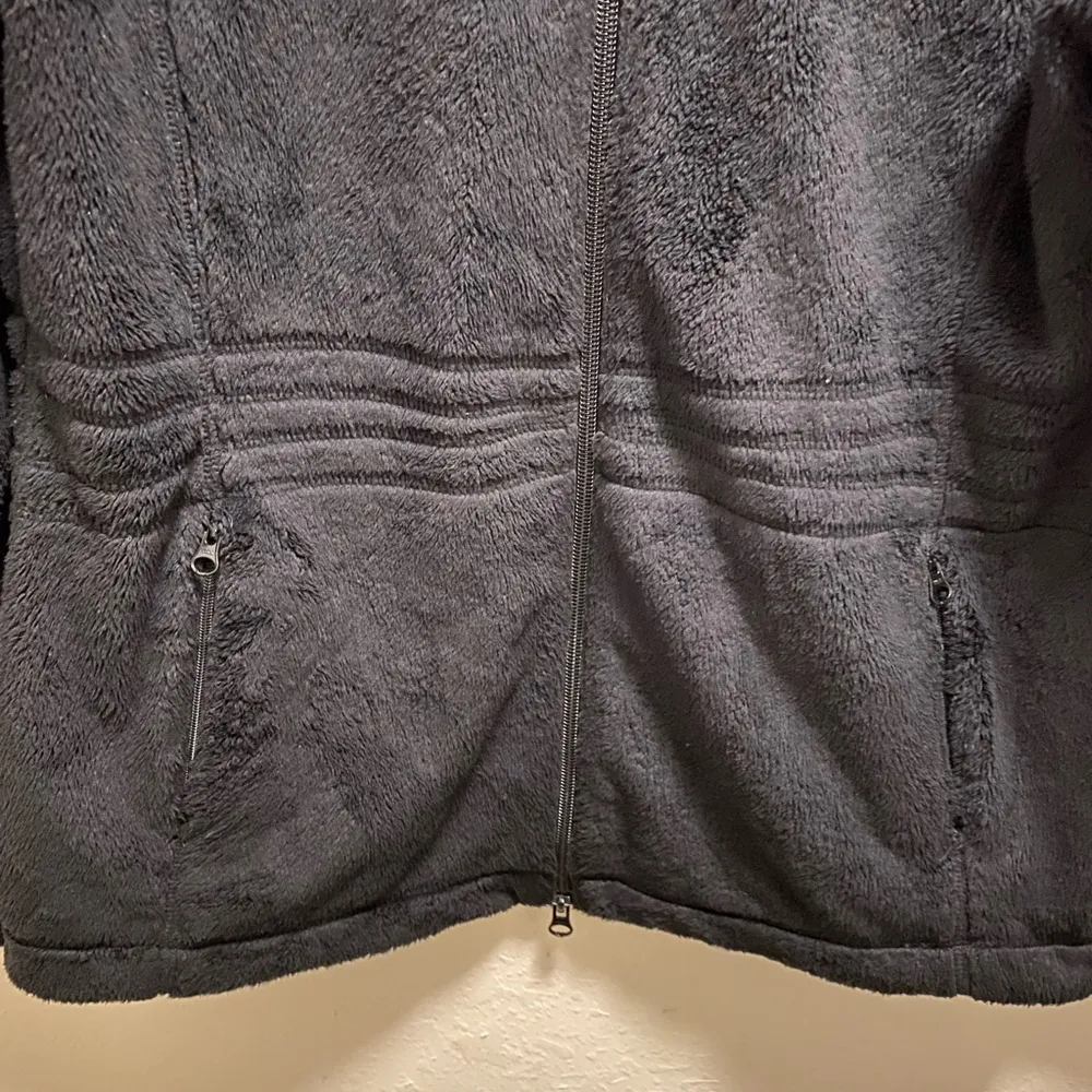 Black Maddie Fleece Zip Front Jacket Size Small - Image 9
