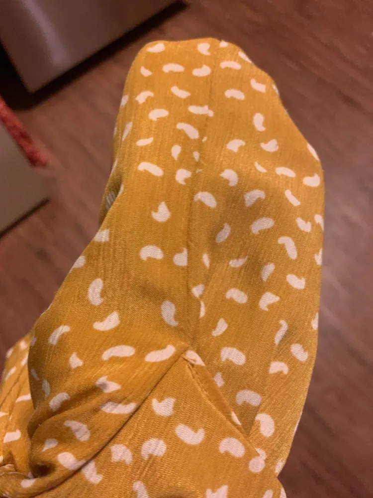 She & Sky Yellow Dotted Dress  - Image 3