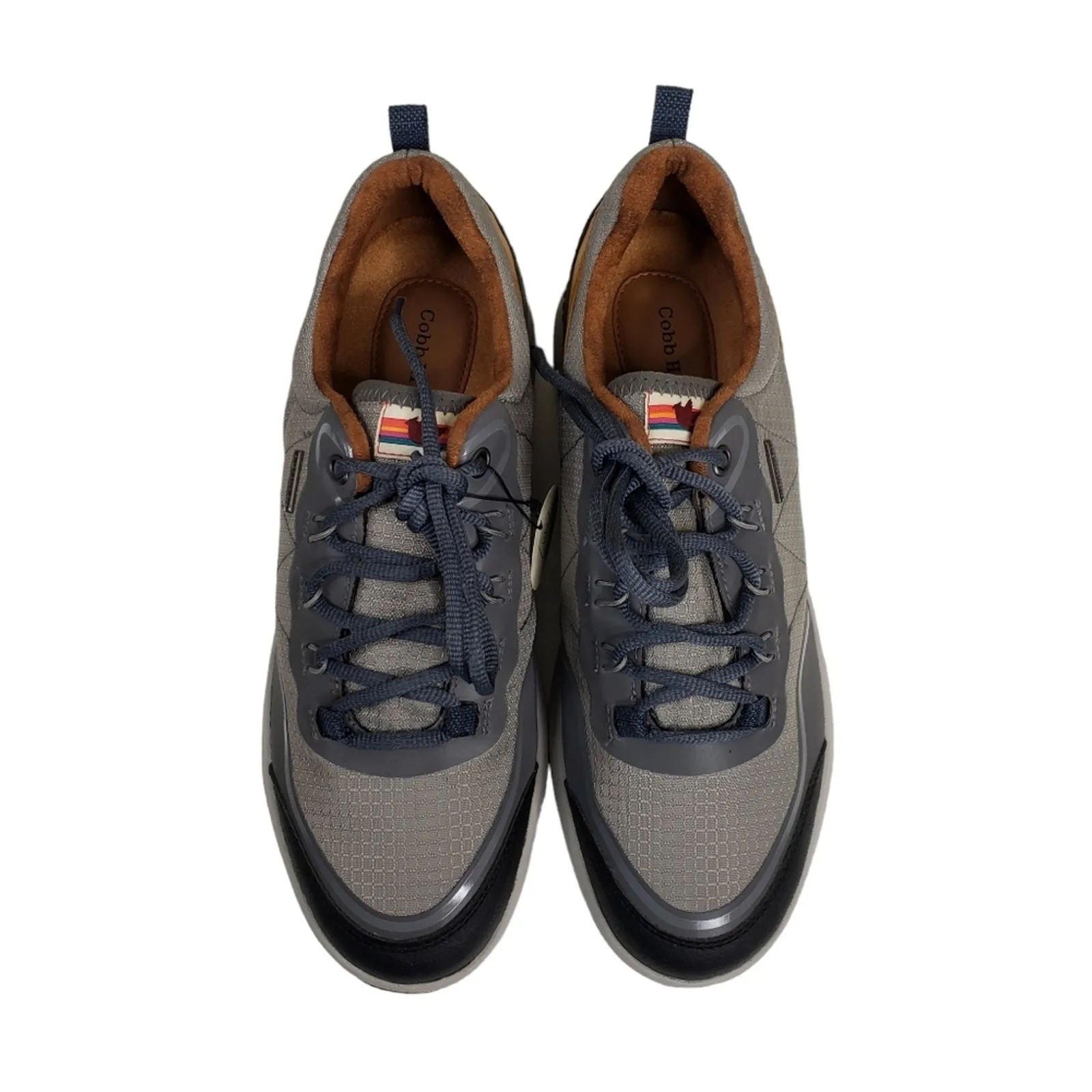 ROCKPORT Womens 10 COBB HILL Skylar Waterproof Sneaker in Gray NEW - Image 4