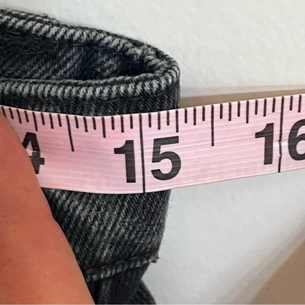 Pac Sun Women’s Black Denim Overall‎ Mini Dress Size Small - Image 7