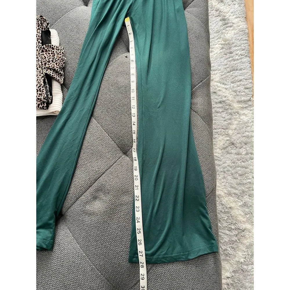 Off the shoulders leopard crop top and fit and flare pants‎ NWOT small - Image 5