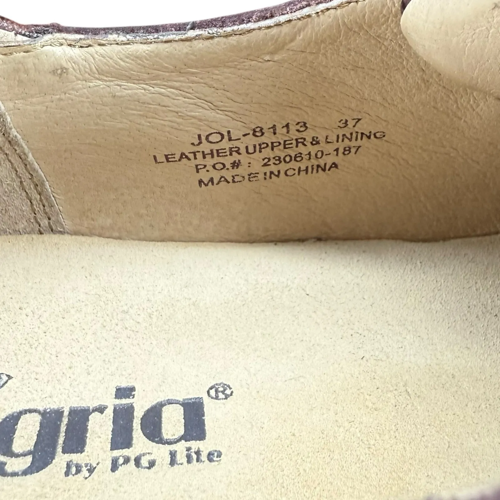 Alegria Joleen Womens Professional Shoe Size US 7-7.5 / EURO 37 Embossed Leather - Image 11