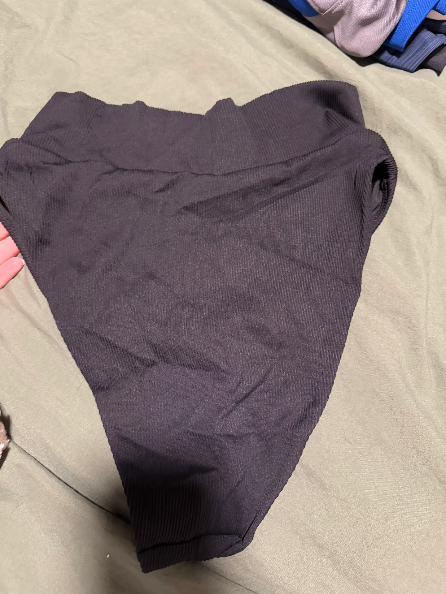 Ribbed High Waisted Bikini Bottom - Image 2