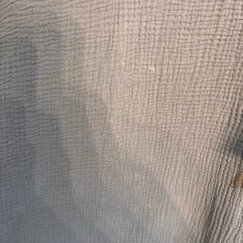 Womens flowy gauzy lagenlook minamalist artsy pants and v neck top set gray M Size M - Image 5