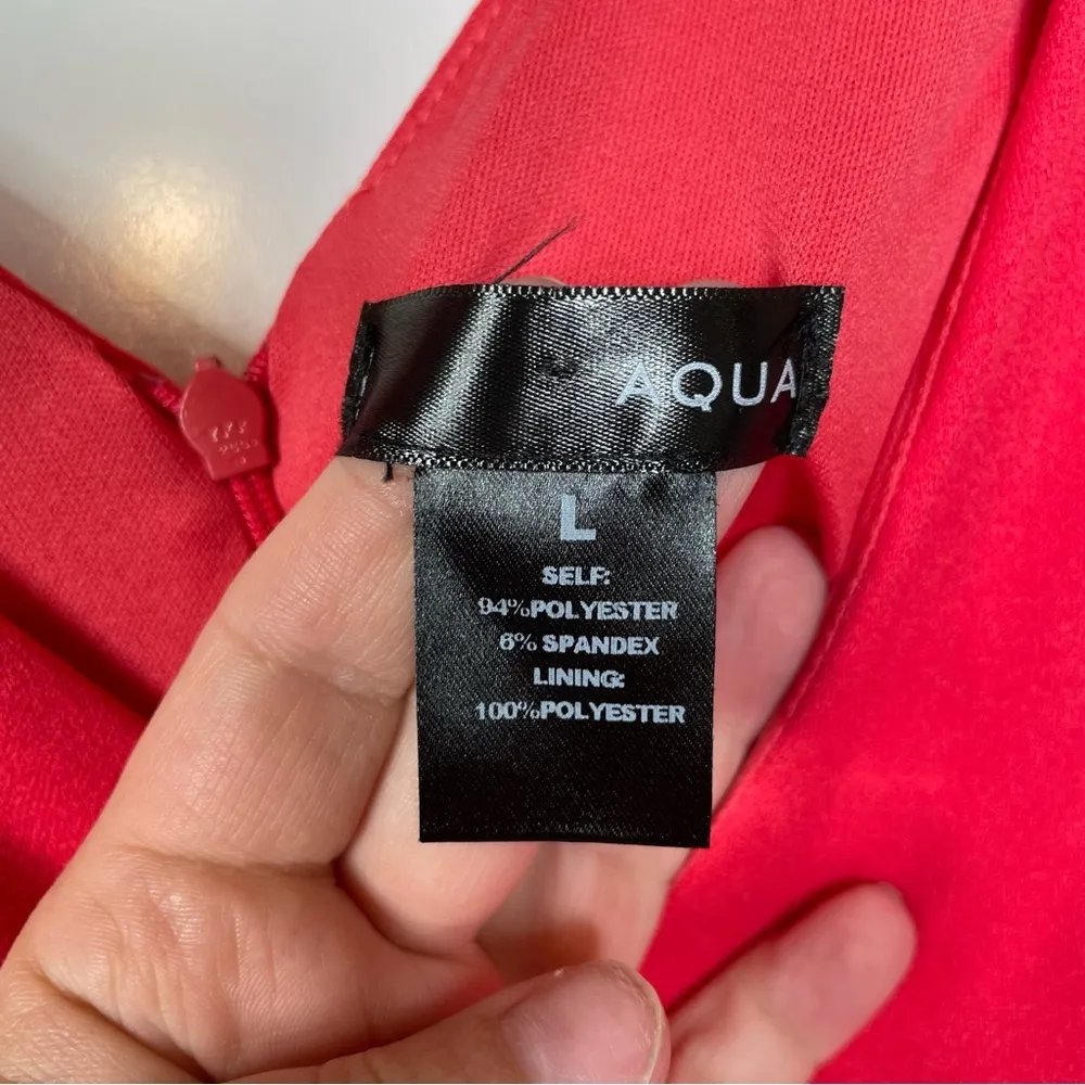 Aqua Coral V-Neck Sleeveless Romper Large - Image 5