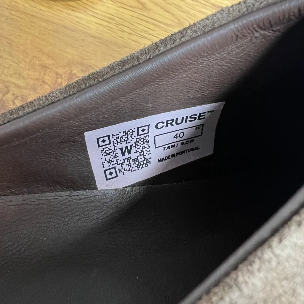 Wolf & Shepherd Cruise Slip On Shoes Womens Size 9‎ Brown Suede Mule Slide - Image 5