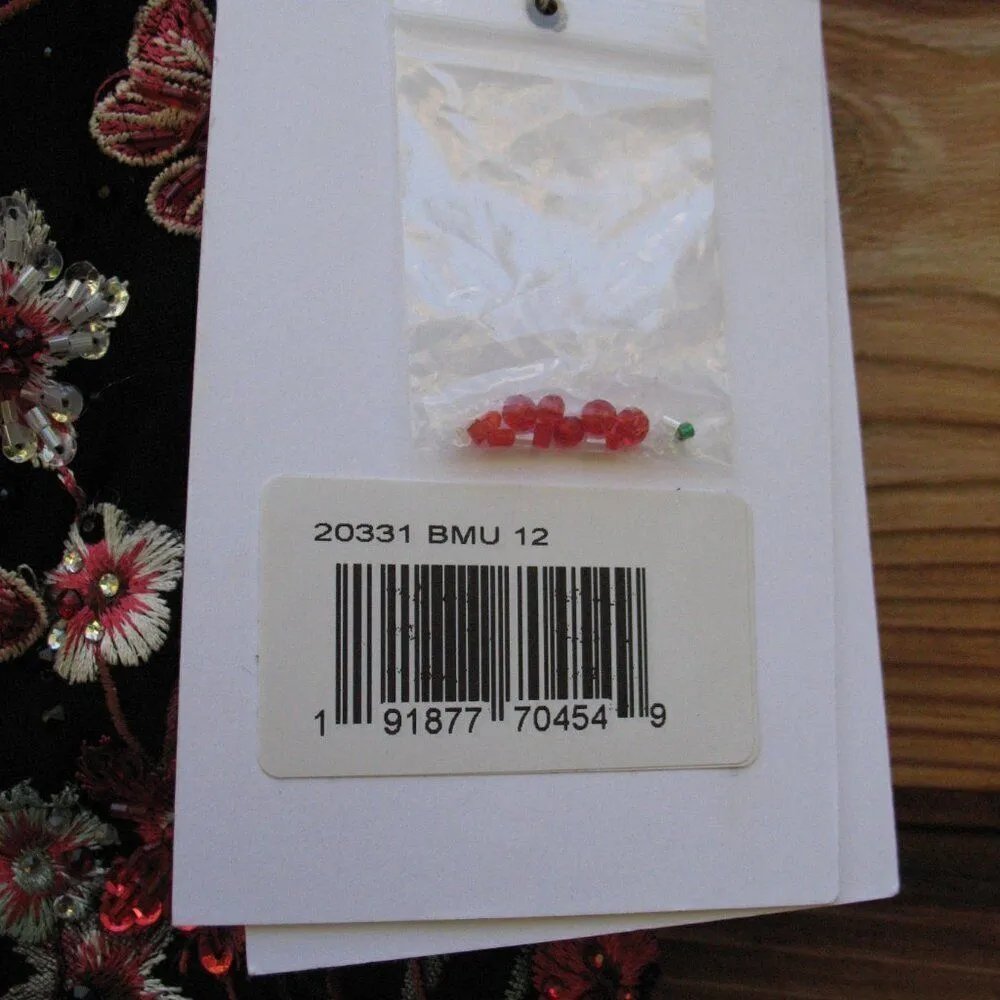 Mac Duggal 20331 EMBELLISHED RUFFLED ONE SHOULDER A LINE GOWN Black 12 - Image 14