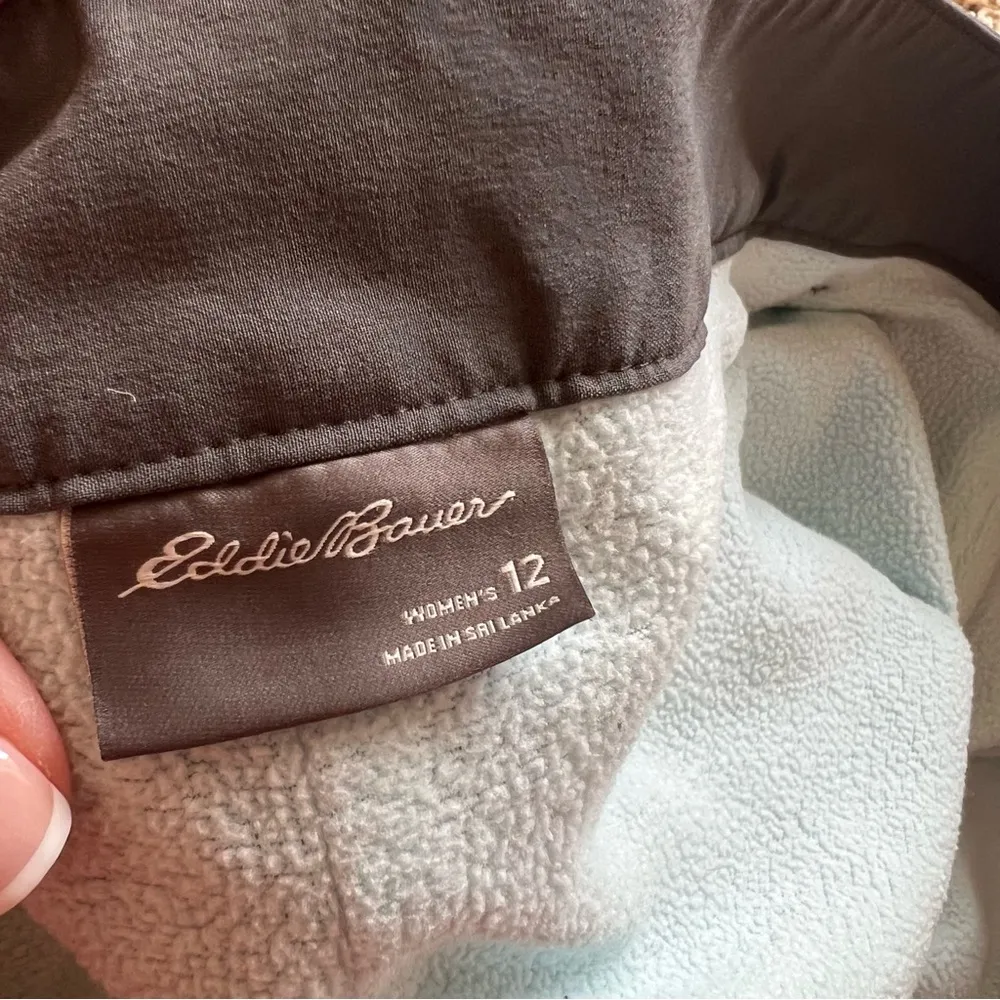 Eddie Bauer Polar Fleece Lined Pants Women’s Size 12 Snow Ski Hiking Out… - Image 3