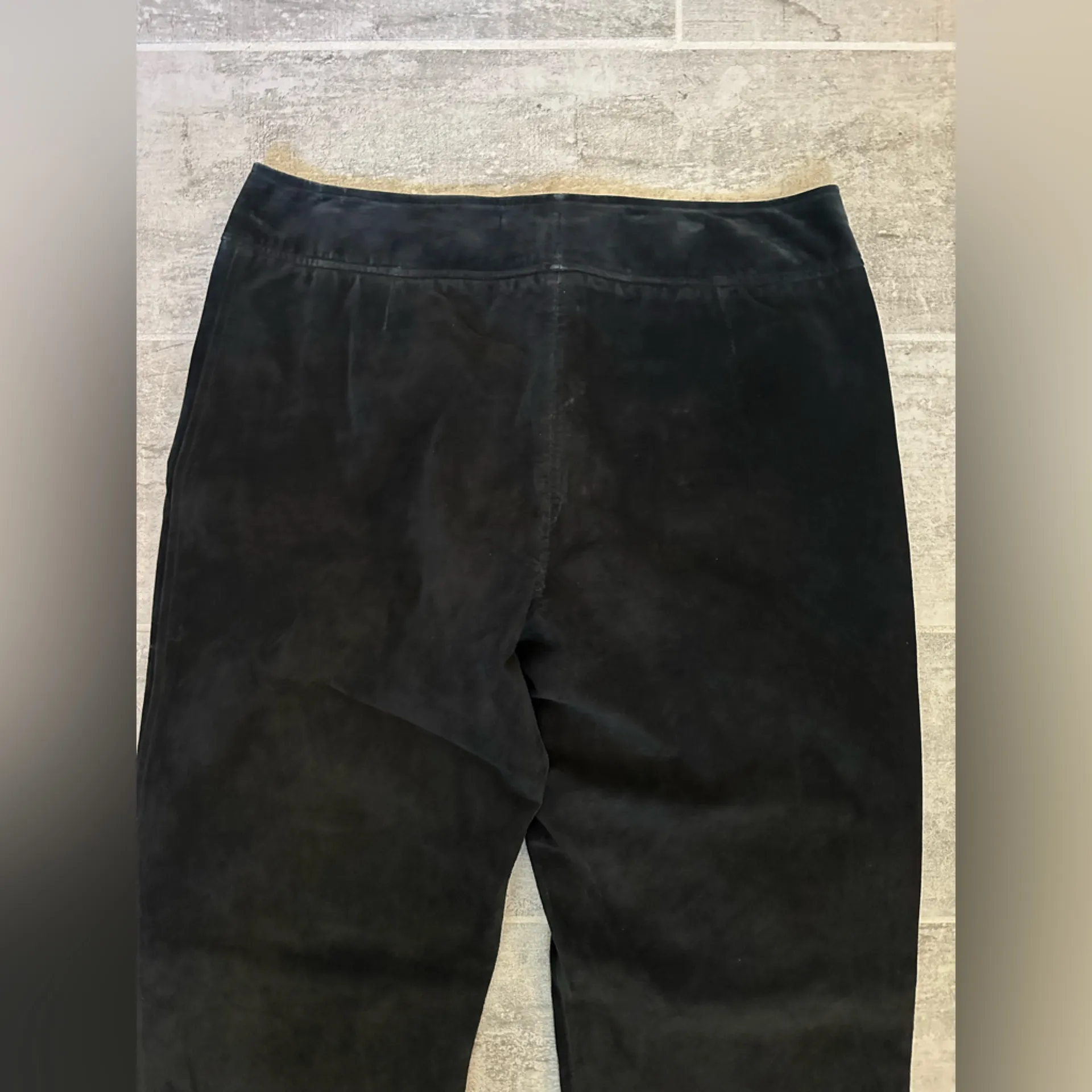 Pendleton Vintage Black Leather Suede Pants - Image 6