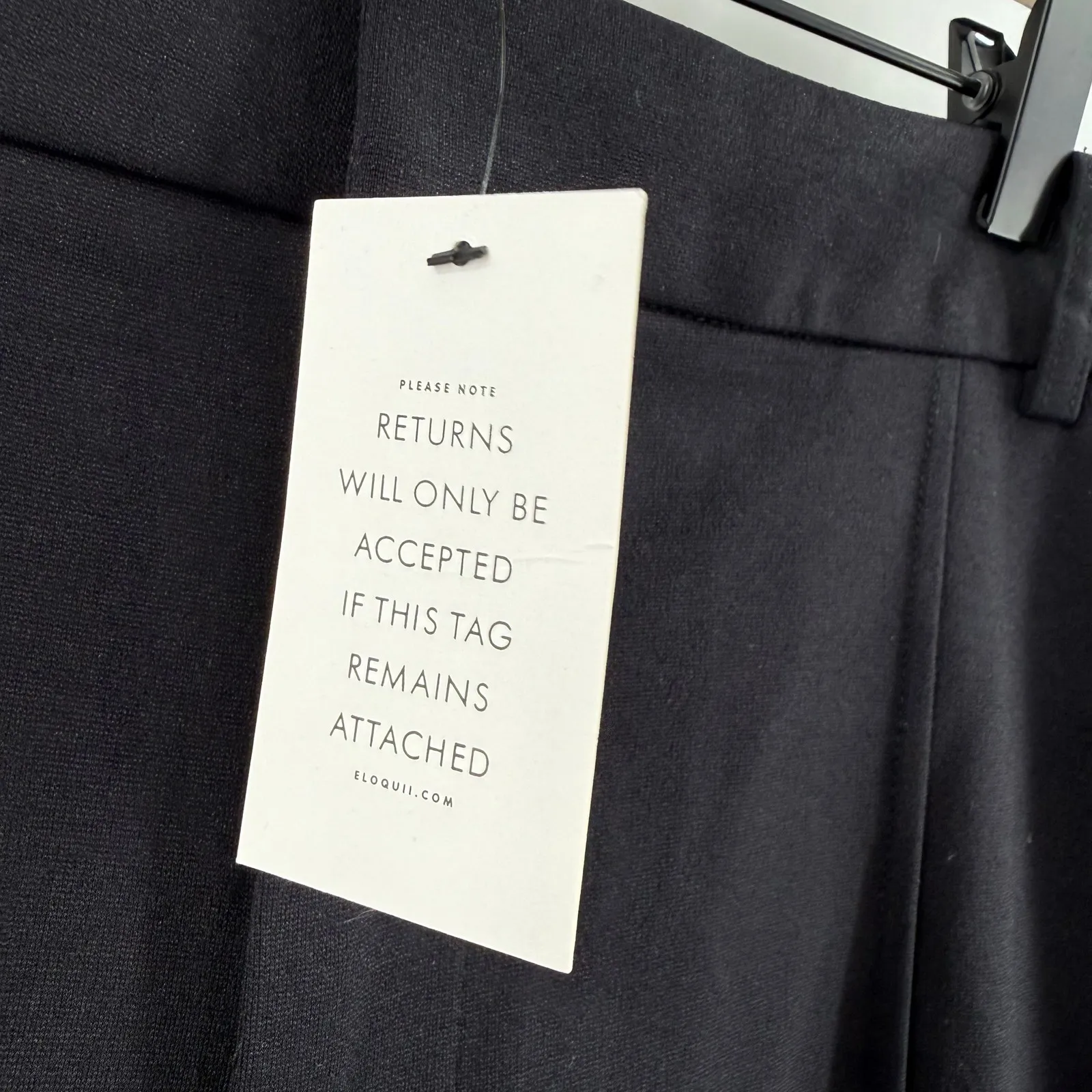 Eloquii Pants Size 18 NWT Black Plus Curvy Stretch Business Crop/Ankle Office - Image 6