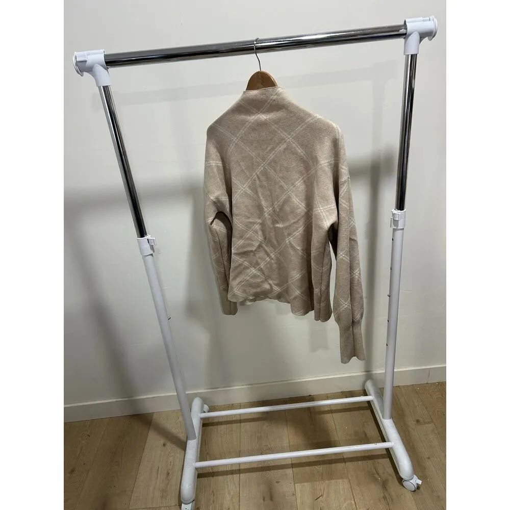 Tahari Brown Patterned Long‎ Sleeve Top Size XL - Image 5