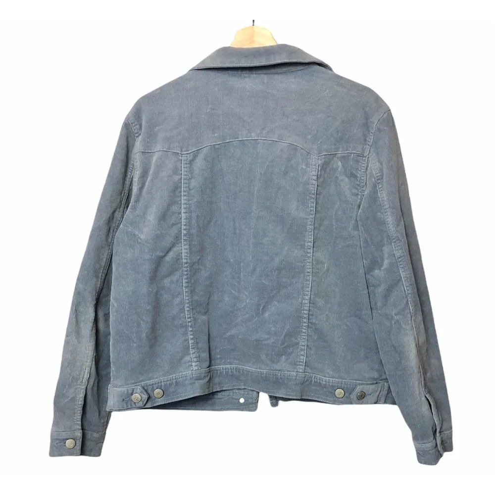 Sonoma Y2K Button Down Corduroy Trucker Shacket Jacket L - Image 5