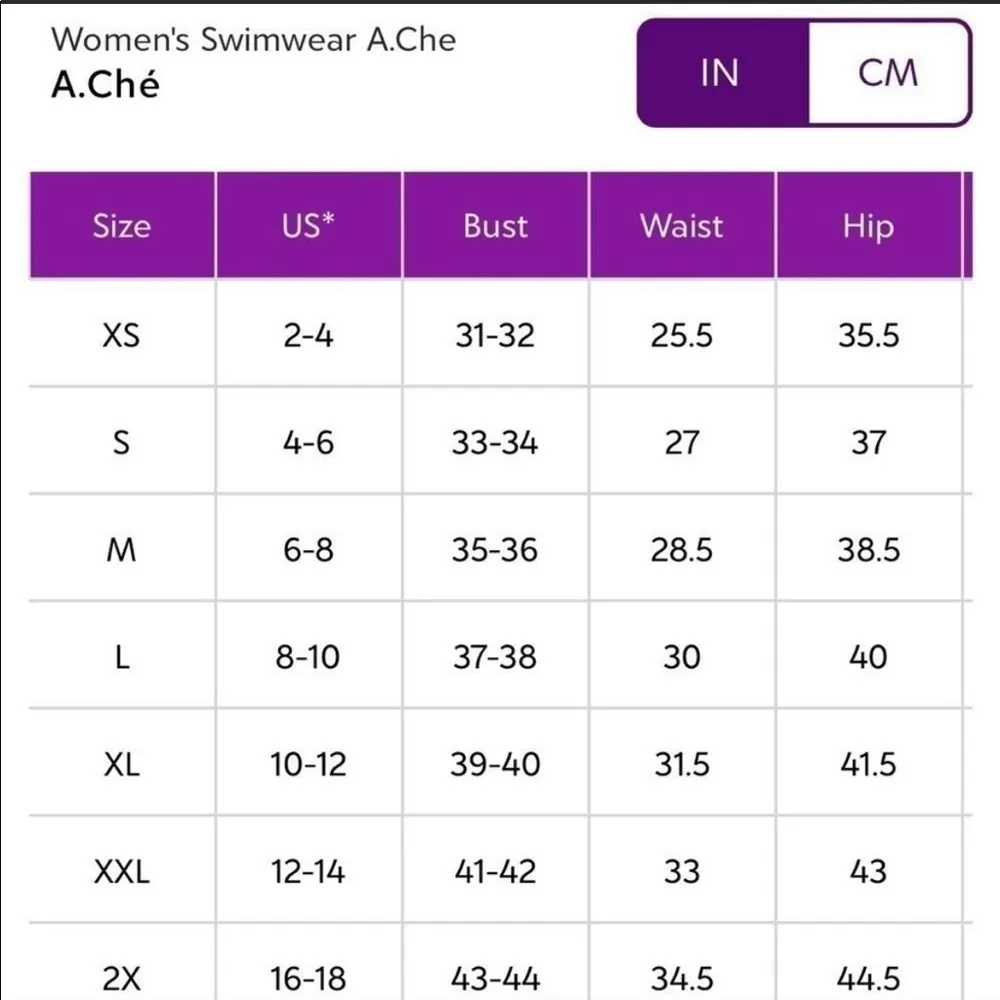 A Che Bikini Swimsuit Tankini Colorblock High Waist X - Image 5