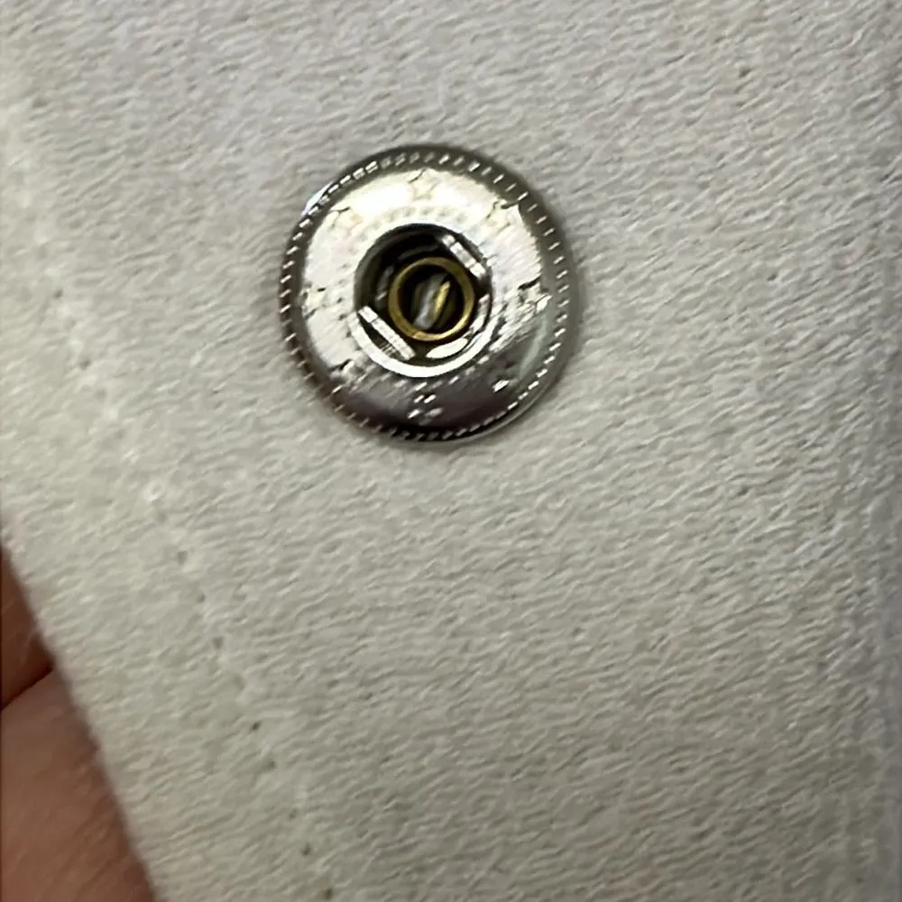 Wilfred Mauve Cream Sleeveless Classic Snap Up Zipper Accents Tunic Vest- XXS - Image 8