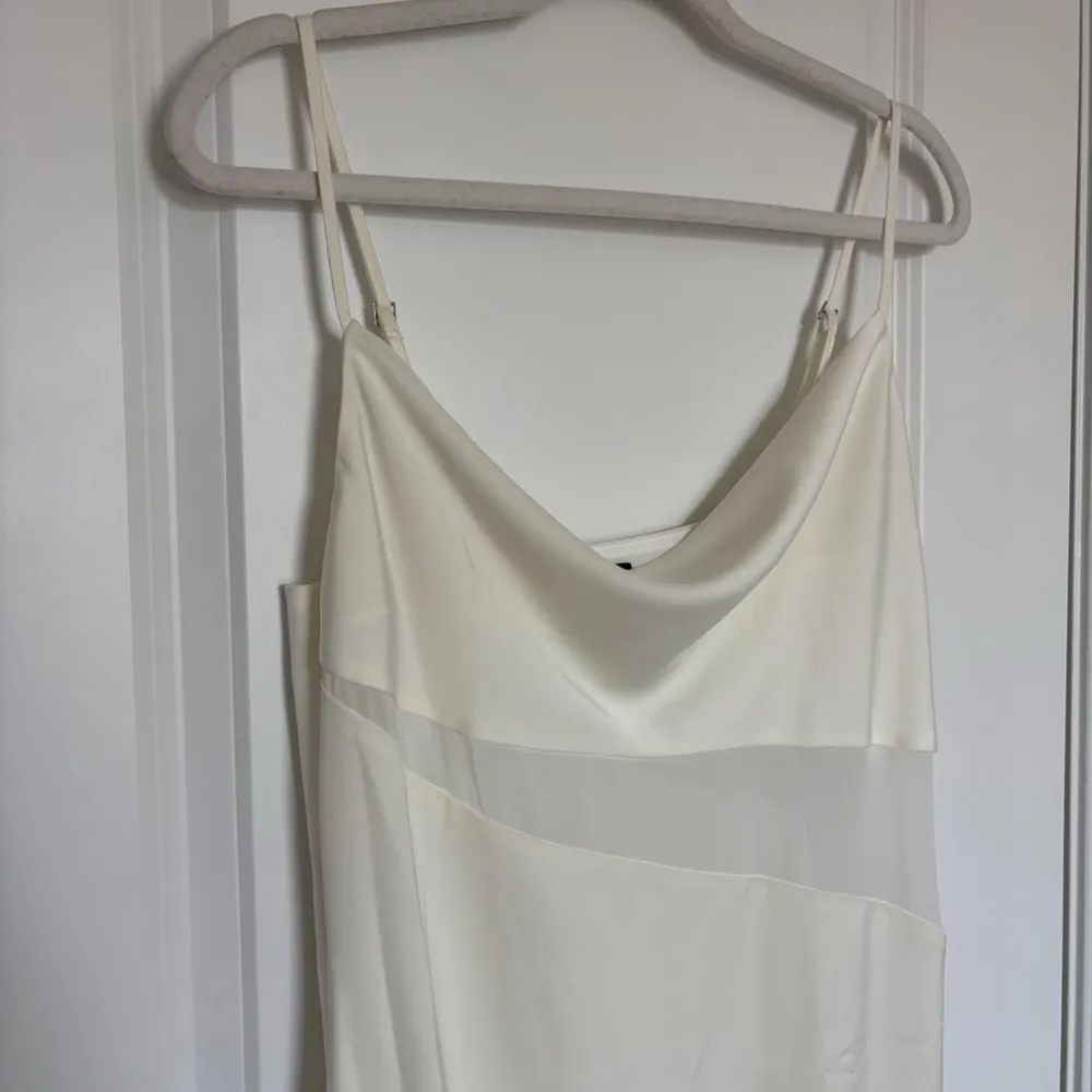 NBD Delfino Slip Dress Ivory - Image 9