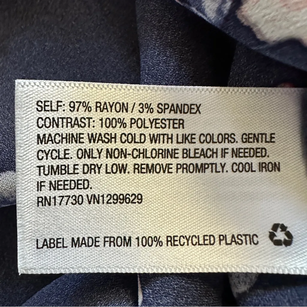 Floral Pink and Blue Women's Top - Image 5